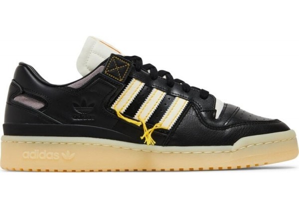 Кроссовки Adidas Forum 84 Low Premium Black Cream Yellow